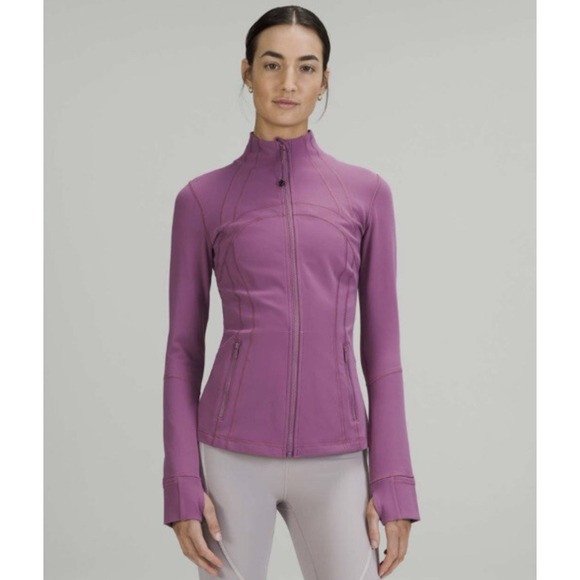 lululemon athletica Jackets & Blazers - Lululemon Define Jacket Full Zip Sz 10 Light Purple Athletic Has Wash Wear